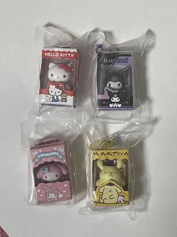 산리오 캐릭터즈 초코 박스 4개 세트