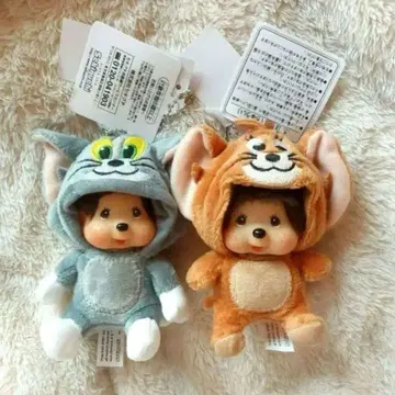 [배송비 포함] 몬치치 monchichi x 톰과 제리 키링