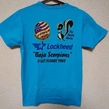 BUZZ RICKSON SKUNK WORKS LOCKHEED 티셔츠 S