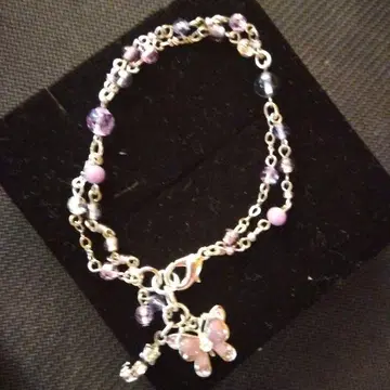 안나수이 팔찌 퍼플 미사용품!