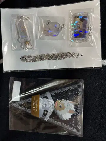 트위스테 잭 홀로그램 아크릴 참 가랜드풍 클리어 시트