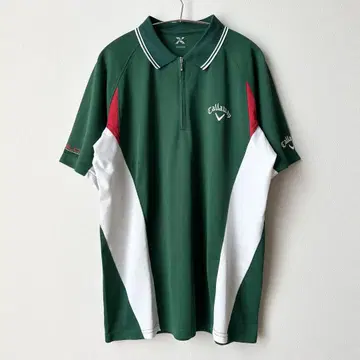 새상품급 Callaway 하프 지퍼 반팔 셔츠 캘러웨이 골프 X 시리즈