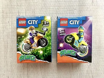 [ 새상품 단종 ] 레고 세트 스턴트 바이크 셀카 & 사이버