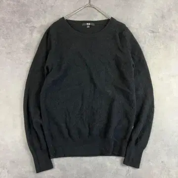 UNIQLO 유니클로 캐시미어 100% 크루넥 스웨터 M 블랙
