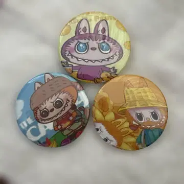 라부부 캔뱃지 3개 세트