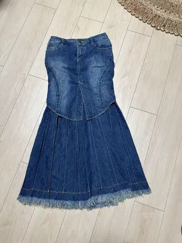 레어 장 폴 고티에 데님 스커트 JeanPaul GAULTIER