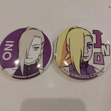 NARUTO 나루토 질풍전 세가 프라이즈 캔배지 야마나카 이노