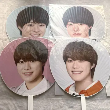 나니와단시 오오하시 카즈야 부채 4매 세트