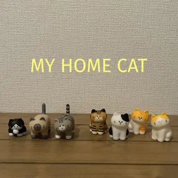fluffy house my home cat 마이홈캣 피규어