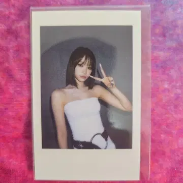 LE SSERAFIM 구매 혜택 popup 폴라로이드 채원