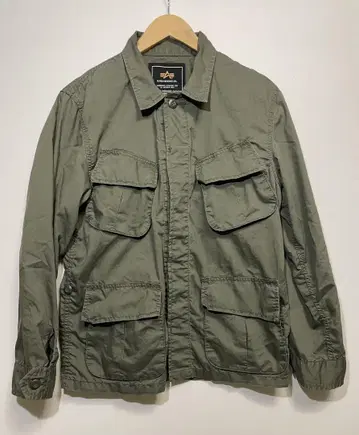 ALPHA INDUSTRIES 퍼티그 자켓 카키 M 사이즈