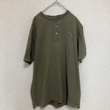 라코스테 헨리넥 T셔츠 올리브