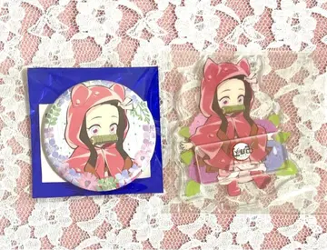 귀멸의 칼날 카마도 네즈코 아크릴 스탠드 캔뱃지 장마
