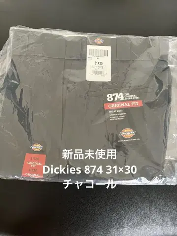 미사용 새상품 31 x 30 Dickies 874 오리지널 워크 팬츠