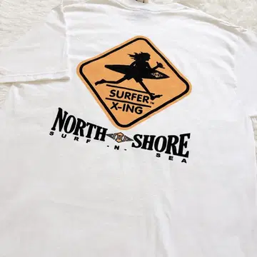 SURF'N SEA 서프앤시 T셔츠 화이트 하와이 노스쇼어