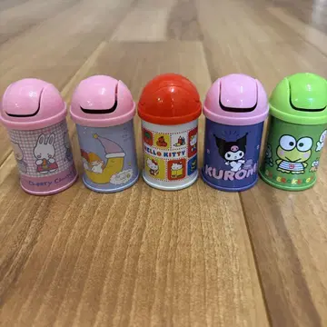 산리오 레트로 쓰레기통 캔 그 2 세미 컴플리트