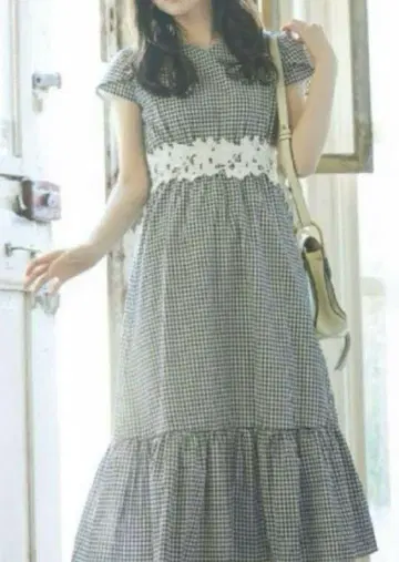 tocco closet 깅엄 체크 원피스