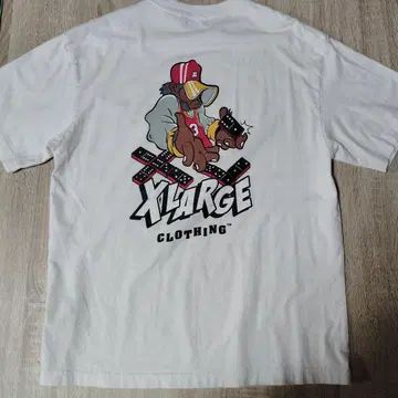 뒷면 프린트 XLARGET 셔츠 L 사이즈
