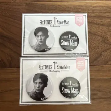 캔뱃지 Snow Man 1st Anniversary 메구로 렌