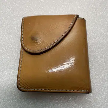 hender scheme 핸더 스킴 반지갑 베이지 가죽