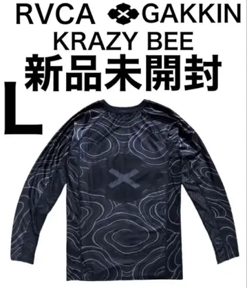GAKKIN RVCA KRAZY BEE 래쉬가드 L 가킨 새상품