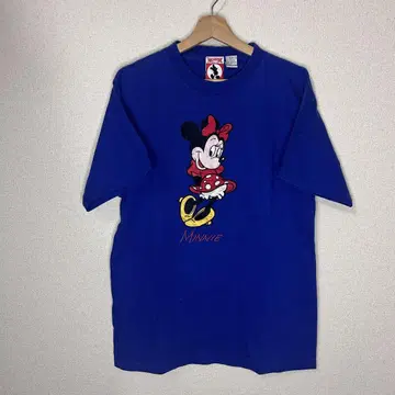 90s Disney 미니 자수 반팔 티셔츠 USA 제작