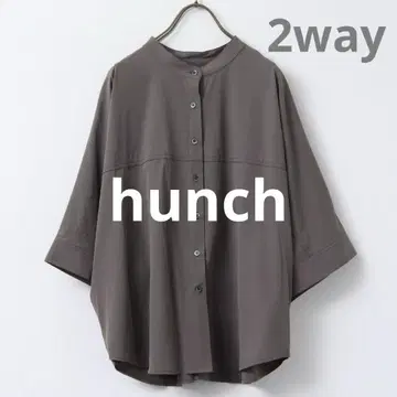 hunch [접촉 냉감] 돌먼 셔츠 2way 셔츠