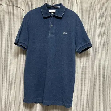 LACOSTE 피케 셔츠 블루 인디고
