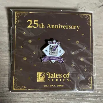 TOF 2020 공식 25주년 타이틀별 핀 배지 테일즈 오브 베스페리아