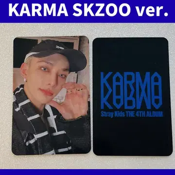 익명 스키즈 KARMA SKZOO 예약 특전 트레이딩 카드 현진 I109