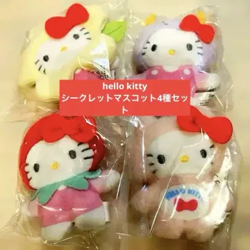hello kitty 시크릿 마스코트 4종 세트