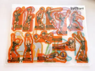 하이큐 원화전 키 비주얼 사용 클리어 책갈피 22종 세트