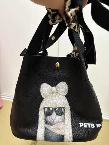 PET'S ROCK 가가 x 고양이 2웨이 백