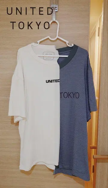 UNITED TOKYO 테크노라마 절개 오버사이즈 티셔츠 사이즈 1