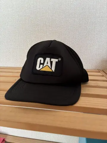 CAT 메쉬 캡 빈티지