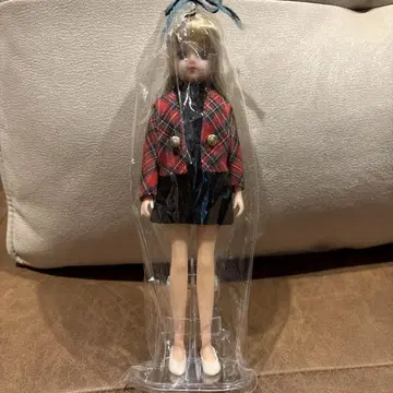 리카짱 인형 체크 무늬 자켓