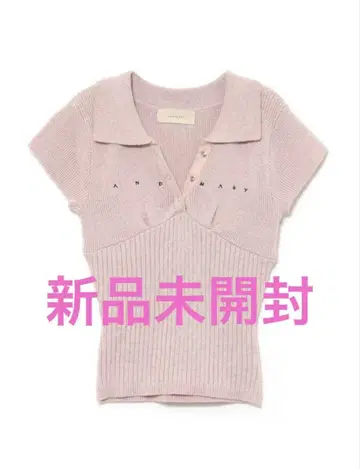 andmary Lindsay logo tops pink