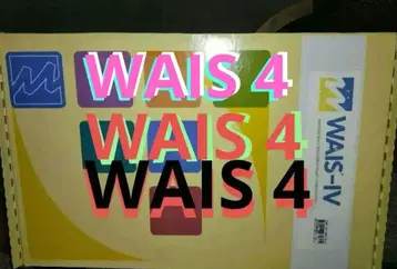 ( 심리 검사 ) 웨이스 wais4 지능 검사