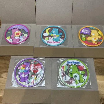 Care Bears 클리어 러버 코스터 5개 세트