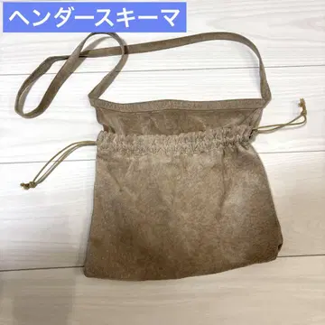 핸더 스킴 Hender Scheme red cross bag 베이지