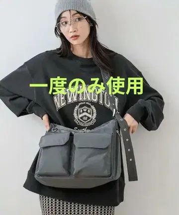 [1회 사용] 로리즈팜 입체 포켓 숄더백