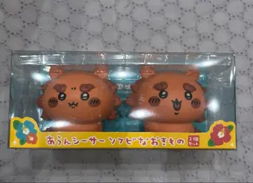 치이카와 시사 축제 아웅 시사 소프트 비닐 장식물 2세트