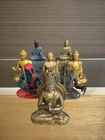 일본의 마음 불상 컬렉션 세트 8체 세트