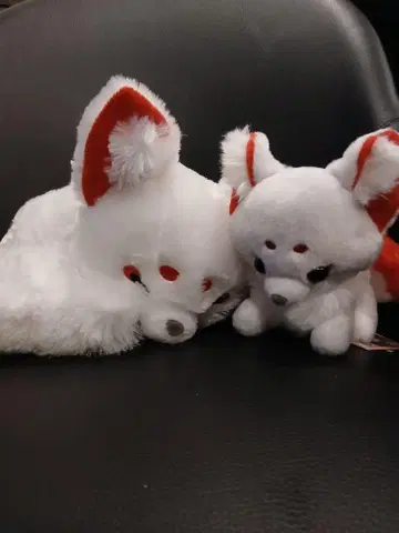 쵸콘토 여우 솜사탕 쵸콘토 구미님 우이로우 봉제인형 세트