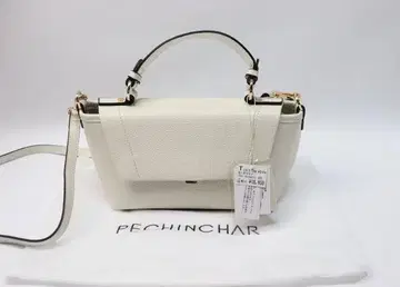 새상품 야마다야 PECHINCHAR 페신샤 카우 가죽 2WAY 백 화이트