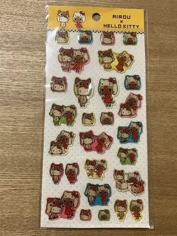 108 아이루 헬로키티 씰 스티커 콜라보