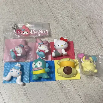 산리오 가챠가챠 캡슐 토이 요가 시리즈 컴프 세트