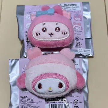 산리오 치이카와 콜라보 헤어 클립 헌책방 마이멜로디