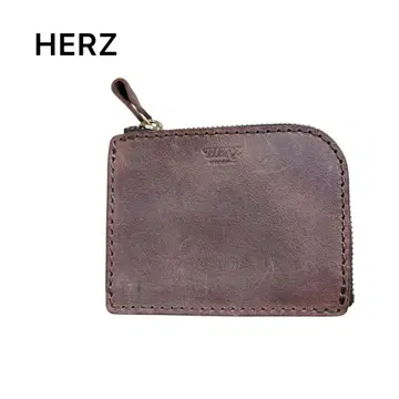 [미사용 새상품] HERZ 헤르츠 컴팩트 지갑 풀업 가죽
