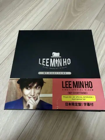 이민호 LEE MIN HO MY EVERYTHING 특별 앨범 CD